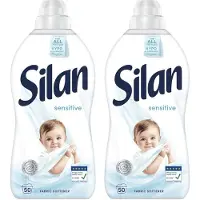 Silan Sensitive - Multipack - Wasverzachter - 2200ml (2x1100ml) - 100 (2x50) Wasbeurten