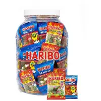 Haribo Mini Mix 1075g - ca. 50 stuks - Starmix & Pasta Frutta - individueel verpakte snoepzakjes