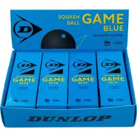 Dunlop - Squash ball- Game Blue 4x3 Ball box- Black/Blue