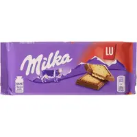 Milka 6 Repen Chocoladereep LU á 87 gram - Voordeelverpakking Snoepgoed