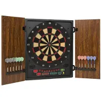 Klarfit Dartmaster 180 elektronisch dartbord - bruin