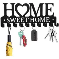 INF Wandgemonteerde sleutelhanger Black