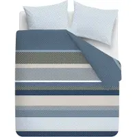 Beddinghouse Dekbedovertrek Hylke Blue Katoen-240 x 200 / 220 cm | Lits-Jumeaux