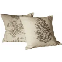 Loberon Kussenhoes set van 2 Pinus