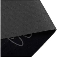 vidaXL Keuken Tapijt Zwart 150 x 45 cm 100% Polyamide Wasbaar