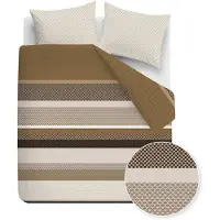 Beddinghouse Dekbedovertrek Hylke Gold Katoen-240 x 200 / 220 cm | Lits-Jumeaux