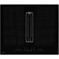 Klarstein Kookplaat AirJet FlexPro Down Air systeem | + afzuigkap | zwart - 49 cm - Inbouw voor Keuken - Stil Energiezuinig - Kookveld Cooktop Hob
