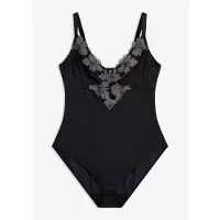Bonprix Medium corrigerende body zonder beugels met borduursel maat 40
