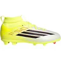 Adidas F50 League Mid FG/AG Born For Goals - Geel/Zwart/Helder rood Kids