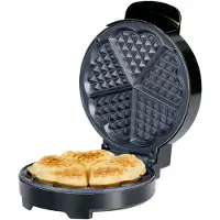 Alpina Wafelijzer K-905 - Wafelijzer met Instelbare Temperatuur en Antiaanbaklaag - Wafelmaker met Indicatielampjes en Snelle Opwarming - Wafelmachine voor 5 Hartvormige Wafels