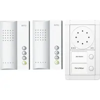 Ritto RGE1891470 Complete set voor Deurintercom Kabelgebonden Tweegezinswoning Wit