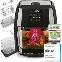 DS Produkte GOURMETmaxx Heißluft-Fritteuse 9in1 1800W Schwarz **