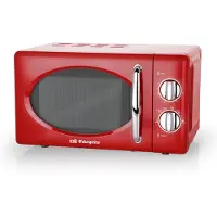 Orbegozo MI-2020, Werkblad, Vrijstaande magnetron, 20 liter, 700 watt, Draaibaar, Rood