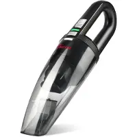 Girmi AP1600 Draagbare Oplaadbare Vaste Stofzuiger, Stofzuiger, Transparant, Zwart