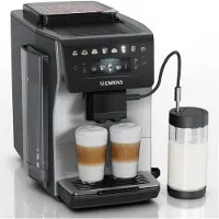 Siemens EQ600 iAroma - TP605EM3 - Volautomatische koffiemachine - RVS - Verlichting - 10 profielen - incl. melkbeker - 2026 editie