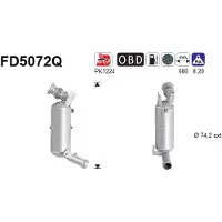 As FD5072Q Roetfilter (DPF)