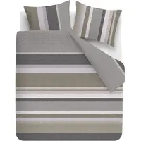 Beddinghouse Dekbedovertrek Nyls Grey Flanel-200 x 200 / 220 cm | 2-Persoons