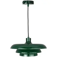 Dyberg Larsen Hanglamp Ava, dimbaar, groen, Woon-/ Eetkamer, metaal, Design, hanglamp