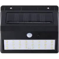 Grundig Solar Wandlamp - 14 x 11,6 x 5 cm - Met Schemersensor