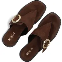 Notre-V Dames Slippers 276s 232090 - Bruin - Maat 40