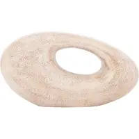 Ptmd Haidin Beige Casted Alu Bulby Shaped Statue Wide