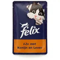 Felix Original Countryside Konijn en Lever - Monopack - 12x85g