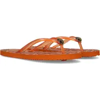 Kurt Geiger London Dames Slippers Kensington Q Flip Flop - Oranje - Maat 39