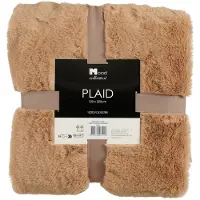 Mica Decorations Bronte Fleece Deken - L200 x B150 cm - Beige
