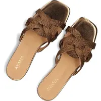 Ayana Dames Slippers 0667-10 - Goudkleurig - Maat 37