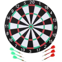 Dunlop Basis Dartbord Met 6 Darts 40.5x1 Cm