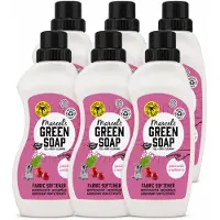 Marcel's Green Soap 6 x - Wasverzachter - Patchouli & Cranberry - Zachte frisheid - 30 Wasbeurten - 750 ml - Voordeelverpakking - 6 stuks