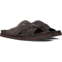 Stefano lauran Heren Slippers 26004 - Bruin - Maat 47