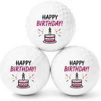 Wilson Golfballen Verjaardag Taart - Verjaardag Golf Cadeau - Golf Accessoires - Golfbal - 3 stuks