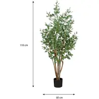 Mica Decorations Kunstplant Eucalyptus D 16,5 H 110 Cm