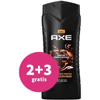 Axe 2+3 gratis: 5-in-1 Shampoo & Shower Gel Dark Temptation 400 ml