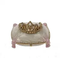 Meander Doosje Tiara op kussen 4x4x3cm