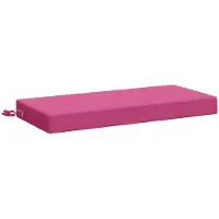 vidaXL Bankkussen SOEST 100% Polyester Roze 60 x 40 x 8 cm