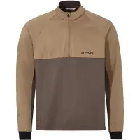 Vaude - Qimsa Halfzip L/S Shirt - Fietsshirt XL, bruin/beige