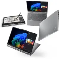 Lenovo ThinkPad X1 2-in-1 Gen 10 Intel Core Ultra 5 226V-processor LPE-cores tot 3,50 GHz en P-cores tot 4,50 GHz , 16 GB MOP, Windows 11 Home 64, 1 TB SSD M.2 2280 PCIe Gen5 Performance TLC Opal -