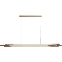 DCW éditions Org Horizontal Hanglamp 160 cm | Nickel