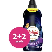 Robijn 2+3 gratis: Klein & Krachtig Wasmiddel Black Velvet 34 Wasbeurten 1,19 liter