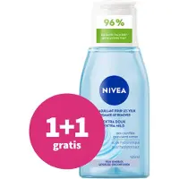 Nivea 1+1 Gratis: Oogmake-upremover Extra Milde 125 Ml