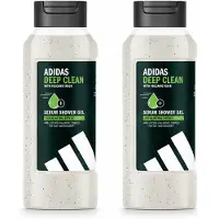 Adidas 2 x – Douchegel – Active Skin & Mind Deep Clean – 250 ml - Voordeelverpakking - 2 stuks