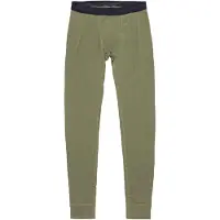 Devold of Norway - Thermokleding - Adventure Merino 190 Longs M Lichen voor Unisex van Wol - Maat L - Kaki