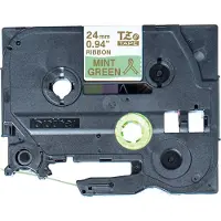 Brother TZe-RM54 tape goud op mintgroen 24 mm (origineel)