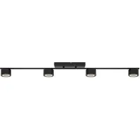 Nordlux Design Plafondlamp Clyde 4 Lichts Zwart