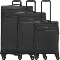 D & N Kofferset 'Travel Line 9704 ' zwart