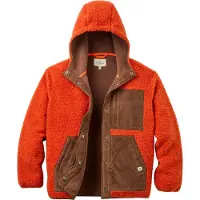 Passenger - Women's Clover Recycld Sherpa Fleece Hooded Jacket - Fleecevest S, rood/bruin