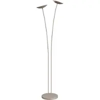 Masterlight Design vloerlamp Scala 2-lichts beige terra