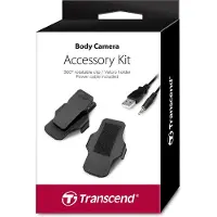 Transcend Body Camera Accessoires Kit Houder, Dashcams, Zwart